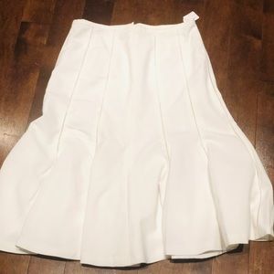 Vintage Jessica White Pleated Skirt - 2